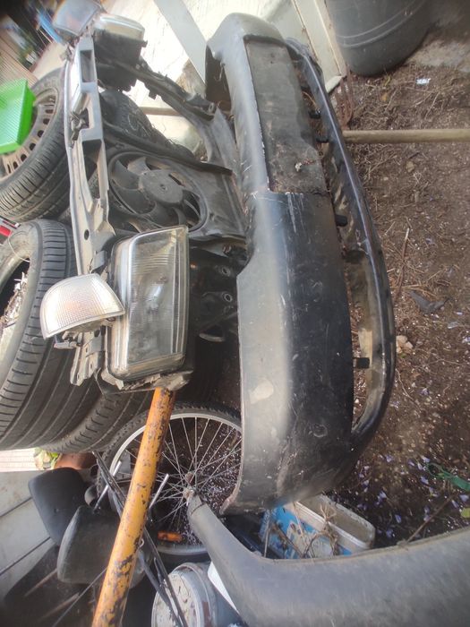 Frente fibra faróis westing audi a4b5