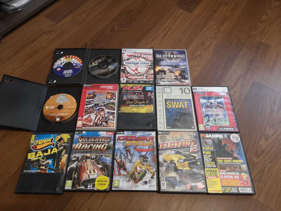 Gry PC Fifa 07, PES2010, Swat 2 itp. 14sztuk