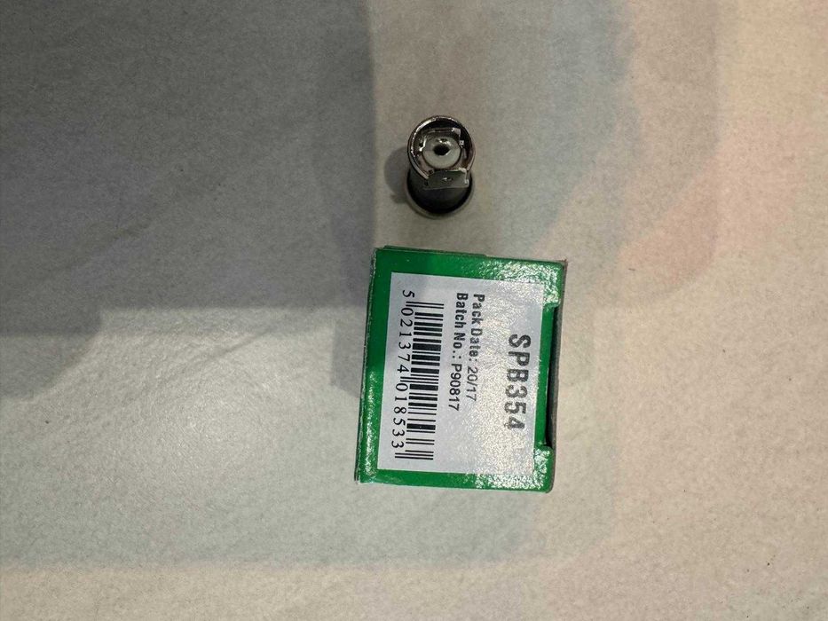 Luz de aviso LED vermelha, lâmpada LED BA7s 12V 2W de dois pinos