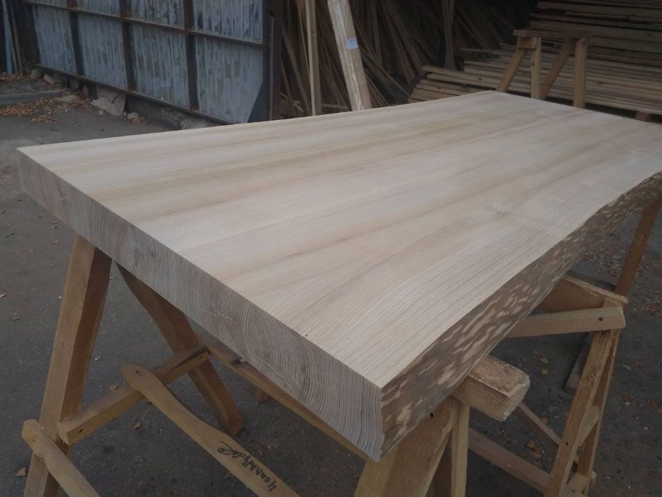 Столешницы, подоконники, ступеньки из сосны, ясеня, ольхи, дуба