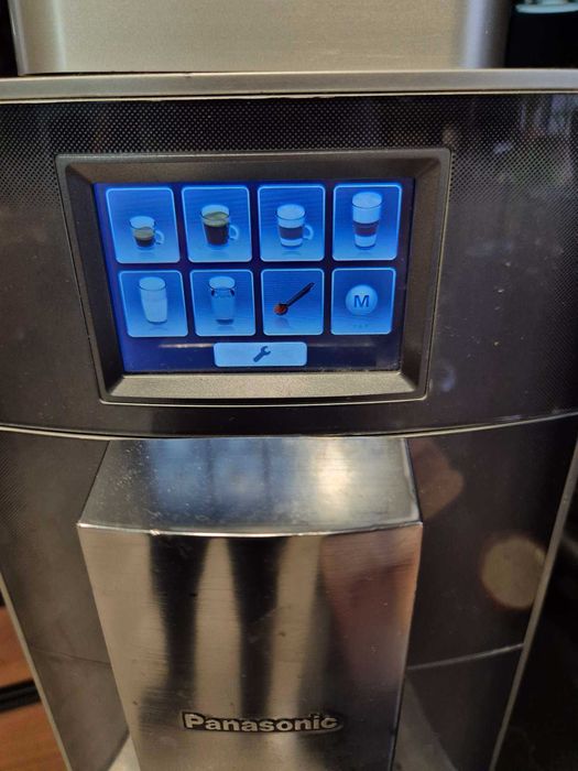 Ekspres ciśnieniowy Panasonic NC-ZA1 SREBRNY Capucino LAtte  Grafika