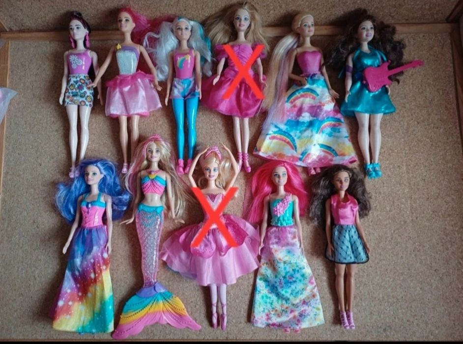 Barbie Mattel. Cada 9€.