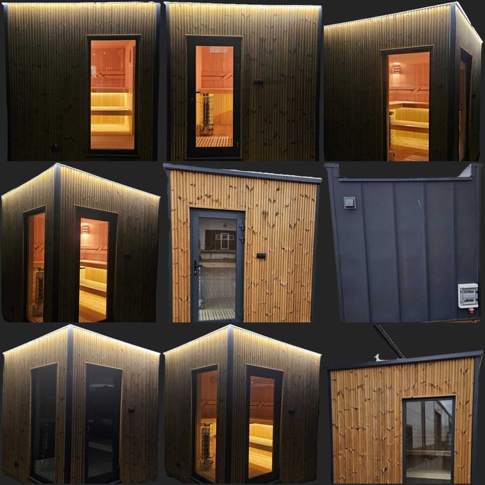 Sauna GoHell Box 240|PREMIUM| Termososna| Harvia 9kW | LED |