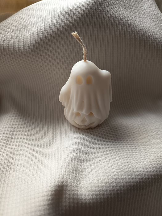 Świeczka sojowa duszek z dynią