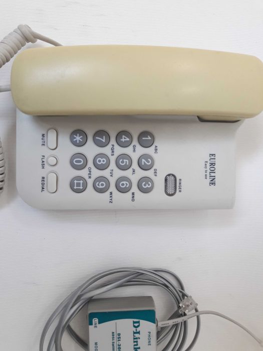 Стационарный телефон + ADSL сплиттер.