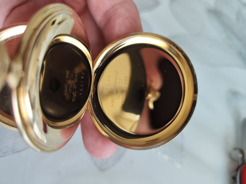 Вінтажний кишеньковий годинник Swiss Made 10K Gold Filled