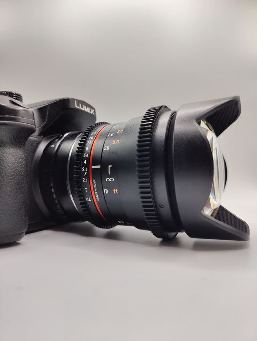 Lente grande angular Samyang 16mm T2.6 VDSLR ED AS UMC - Canon EF Fit