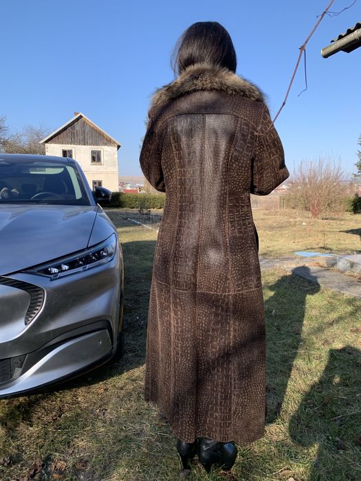 Натуральна довга дублянка