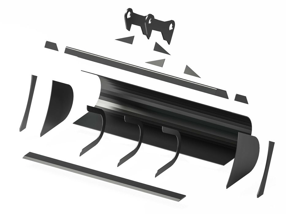 Łyżka skarpowa skarpówka SPAWAJSAM ostrówek jcb koparka BRUTTO FV