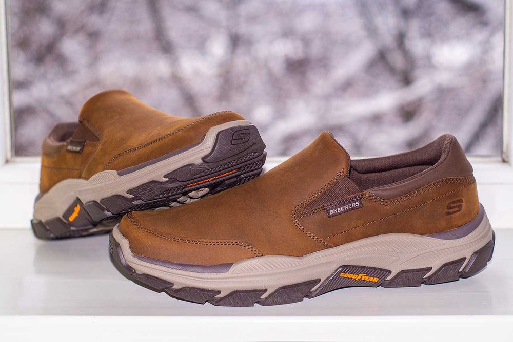 Мокасини Skechers Calum Goodyear Ms 204480 CDB Brown 45 р оригінал