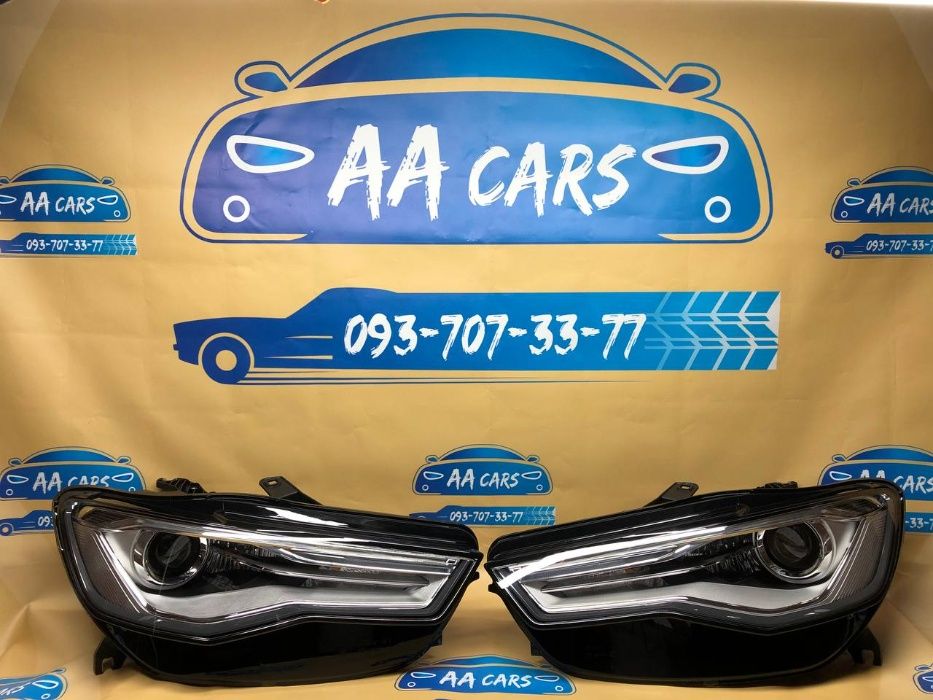 Фары Фари Оптика Фара Ауди Audi A6 C7 2017, 2018 Рестайлінг