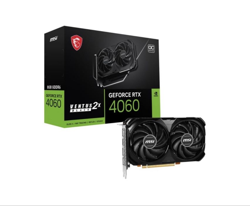 MSI GeForce RTX 4060 Ventus 2X Black OC 8GB GDDR6