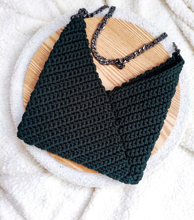 Bolsa em Crochê luxo