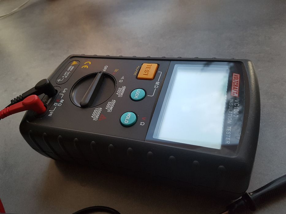 VOLTCRAFT VC1000 Insulation Tester Piękny