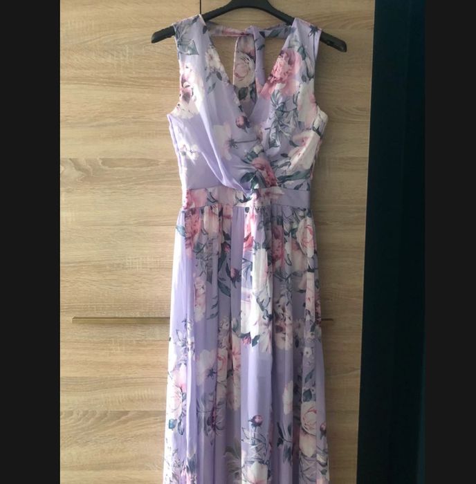 Fioletowa sukienka ROCO