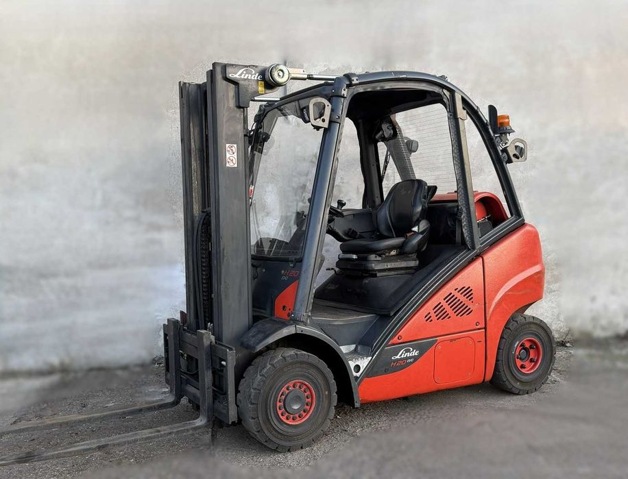 Linde H20-600 • TRIPLEX • wolny skok • 4 sekcje • LEASING • wózek H25