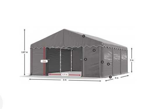 АКЦИЯ усиленн палатка ангар павильон 3х4 3х6 4х8 5х6 6х12 гараж 240г/м