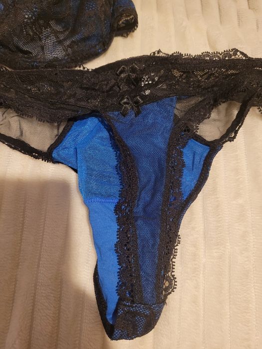 Zestaw bielizny lise charmel  80c i stringi xl swarovski nowe