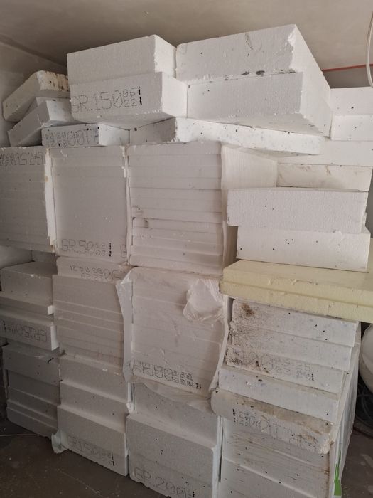 Styropian podłogowy EPS 080 gr. 5 cm i 10 cm – ok. 2,4 m³ – TANIO