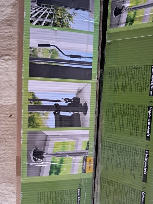 Osłona na balkon teleskopowa. 3 sztuki -120  zl za sztukę