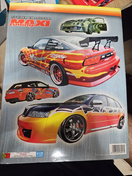 Caderneta completa Maxi Tuning com Poster Central mt boas condições
