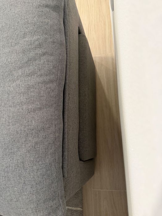 Sofá Chaise Longue com Puff e Arrumação