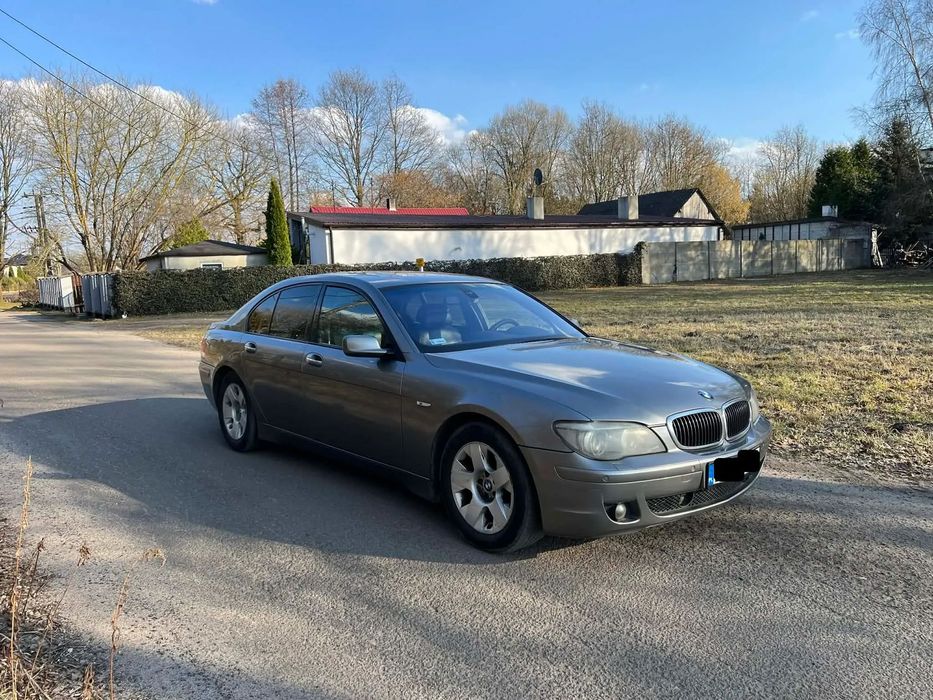 BMW Seria 7 750i + LPG GAZ E66 Lift 2006r. 4.8 V8 367KM zamiana Full opcja dociągi