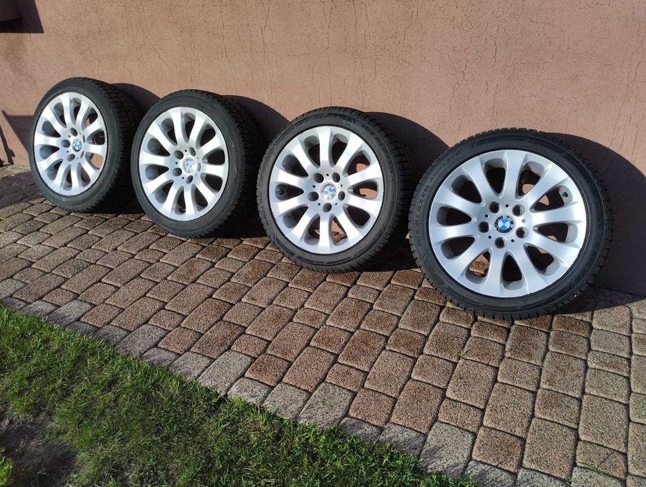 BMW Koła aluminiowe 17 cali 5x120 8J ET34 opony zimowe  225/45