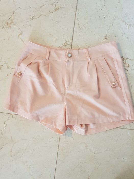 Calções finos rosa salmão