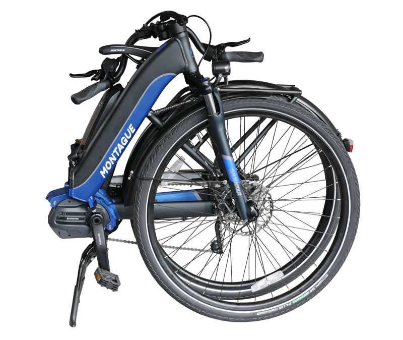 Bicicleta dobrável elétrica citadina, roda 28", 25Kg, Montague M-E1