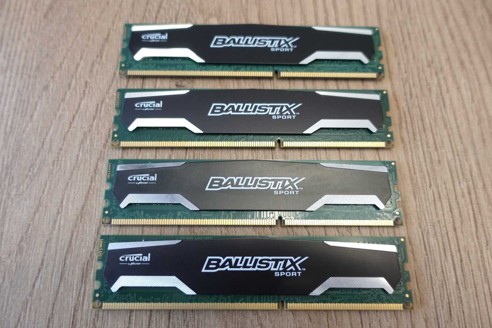 Pamięć RAM DDR3 Crucial BalliStix Sport 12800, 1600MHz 8GB 16GB 32GB