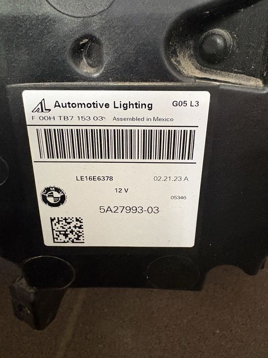 Фара bmw x5 g05 usa