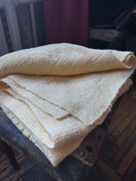 Плед покрывало жёлтый