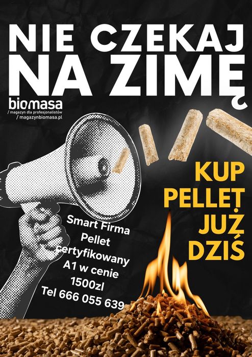 Pellet drzewny certyfikowany klasa A1 dostępny od ręki