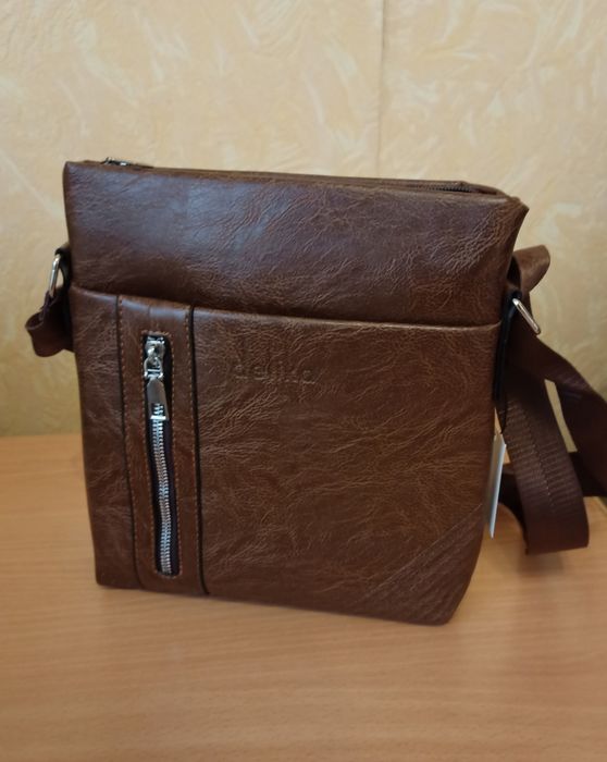 Сумка мужская , коричневая