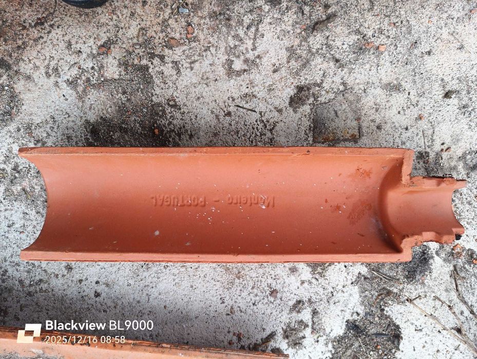 telha meia cana usadas