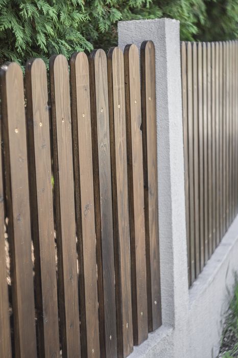 Sztachety Drewniane Panele Płot Sztacheta Deska Ogrodzeniowa