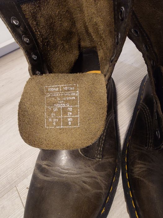 Buty Dr. Martens oliwkowe/ciemno zielone