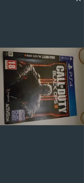 Prospeto caixa jogo Ps4 Call of Duty Black Ops III