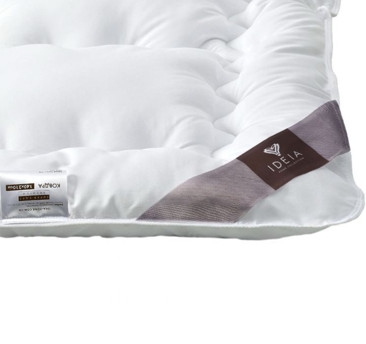 Антиалергенна пухова ковдра "Лебединий пух" Super Soft Premium IDEIA
