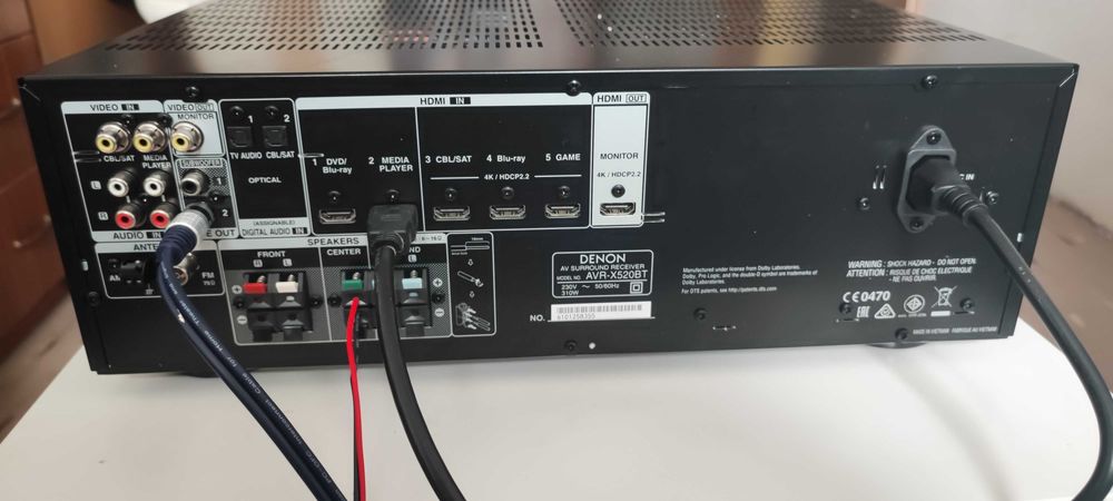 Amplituner Denon+zestaw głośników Andersson