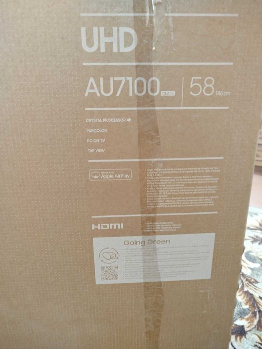 Продам Телевізор Samsung UE-58AU7100 (був у використанні 3 місяці)
