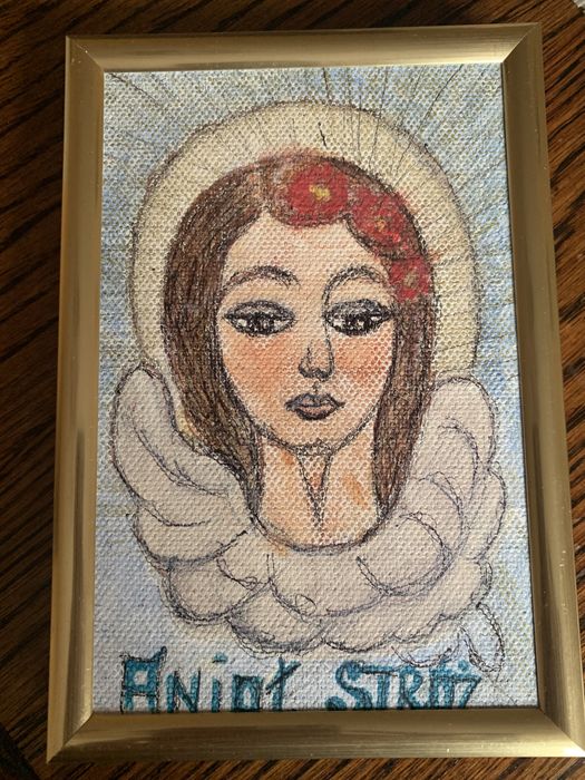 Obrazek Anioł Stróż ręcznie malowany