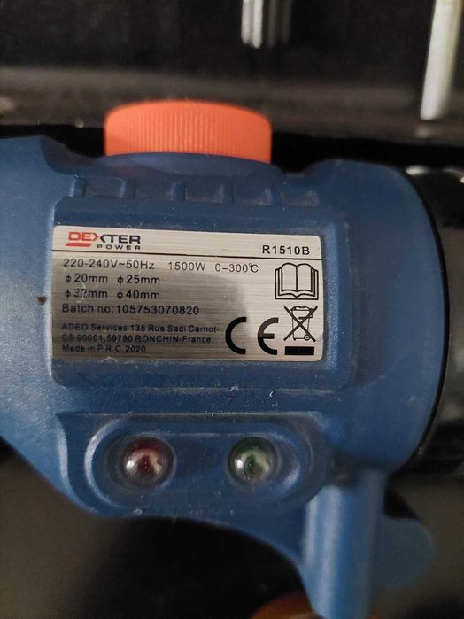 Polifusora DEXTER soldadora de tubos de plástico