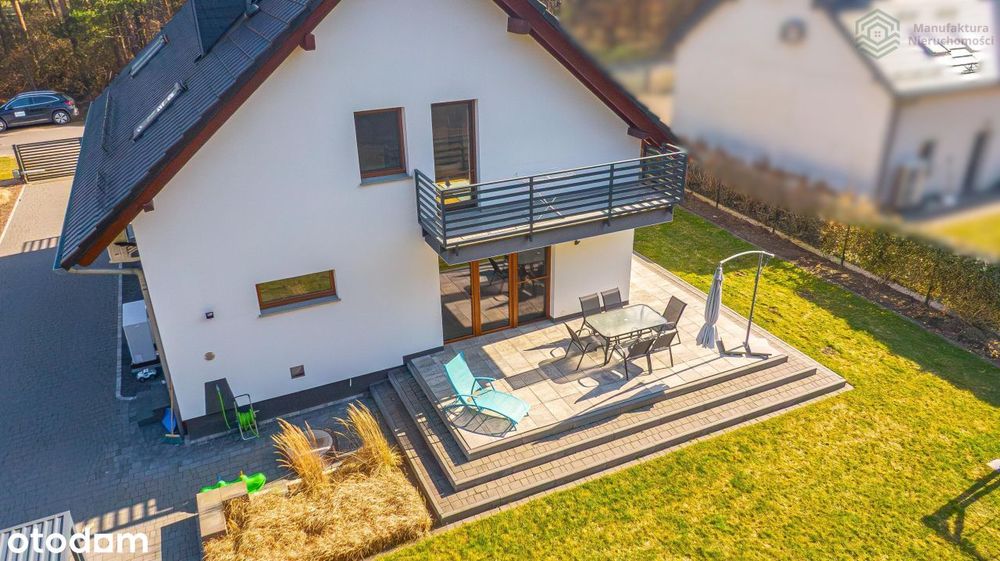 dom gotowy do wprowadzenia, przy samym lesie, foto