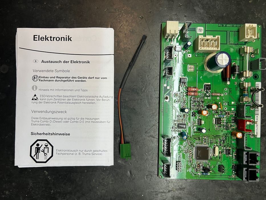 Placa control de Autocaravana Truma Diesel.