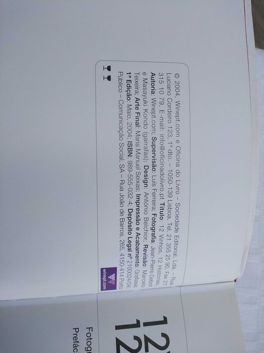 Livro 12 vinhos, 12 histórias.