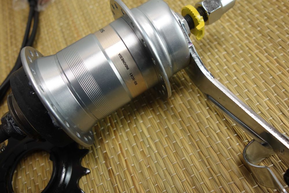 Piasta Shimano Nexus 3+Manetka+Sterowanie+Zębatka Nowy Komplet