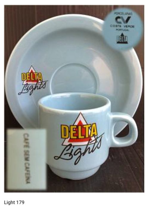 Chávenas de Café marca Delta (Tema Light)