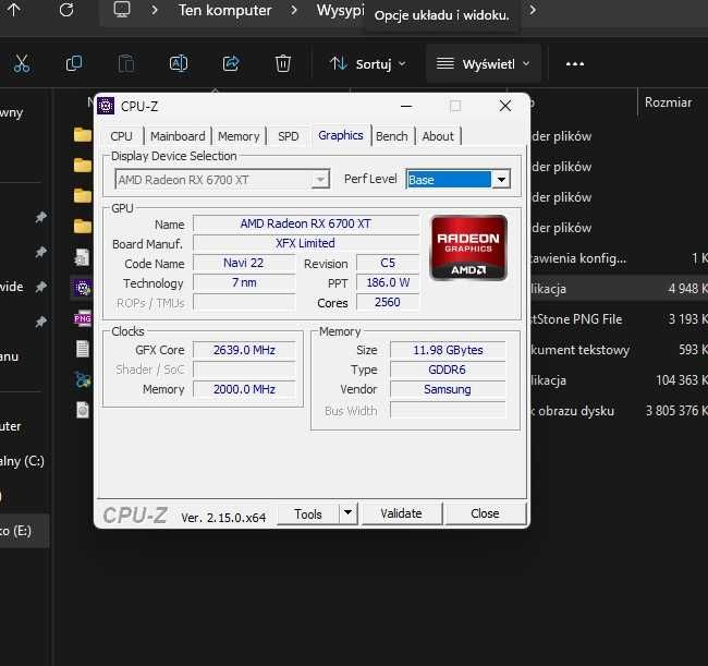 Karta graficzna XFX SWFT RX 6700XT 12GB